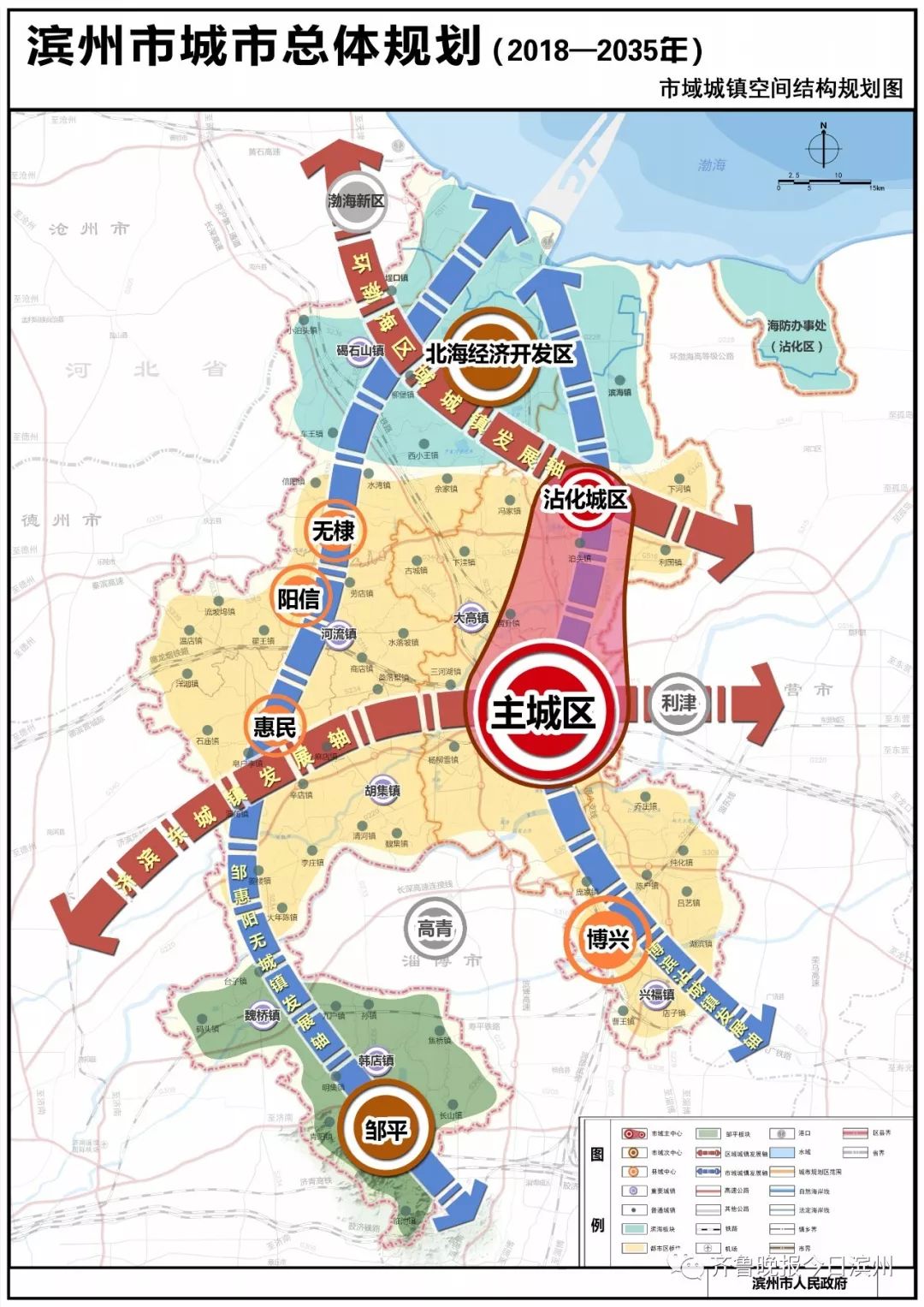 滨州市城市总体规划(2018-2035年)
