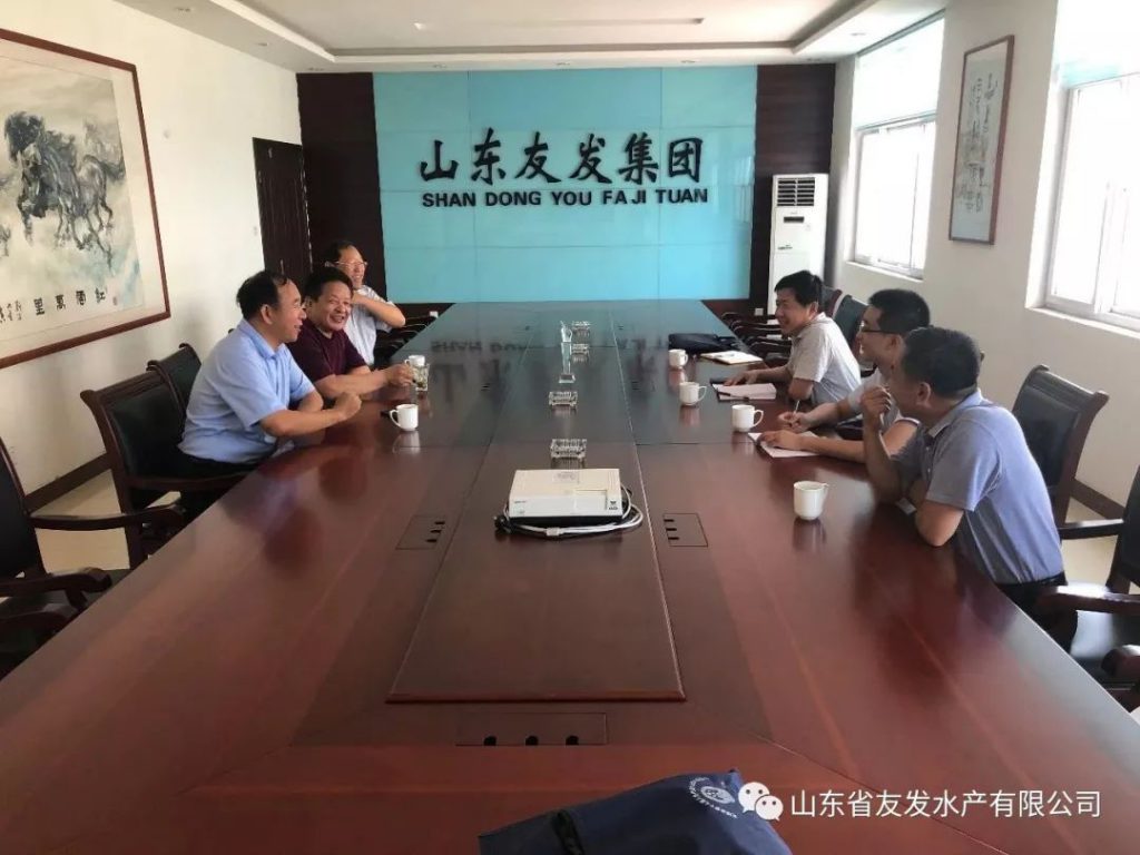 无棣县民营企业高质量发展服务一队走访调研山东省友发水产有限公司