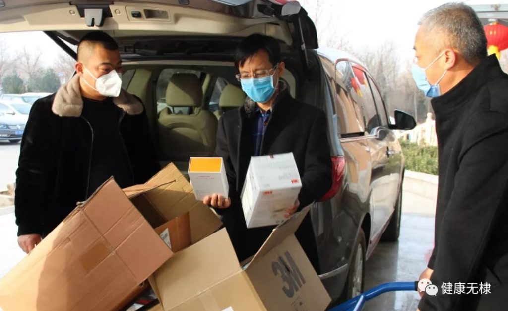 无棣爱心人士无偿捐赠紧缺医疗物资助力疫情防控
