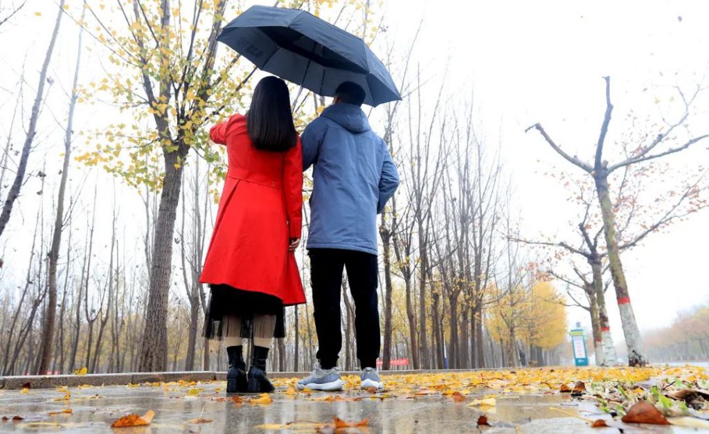无棣,邂逅初冬第一场雨