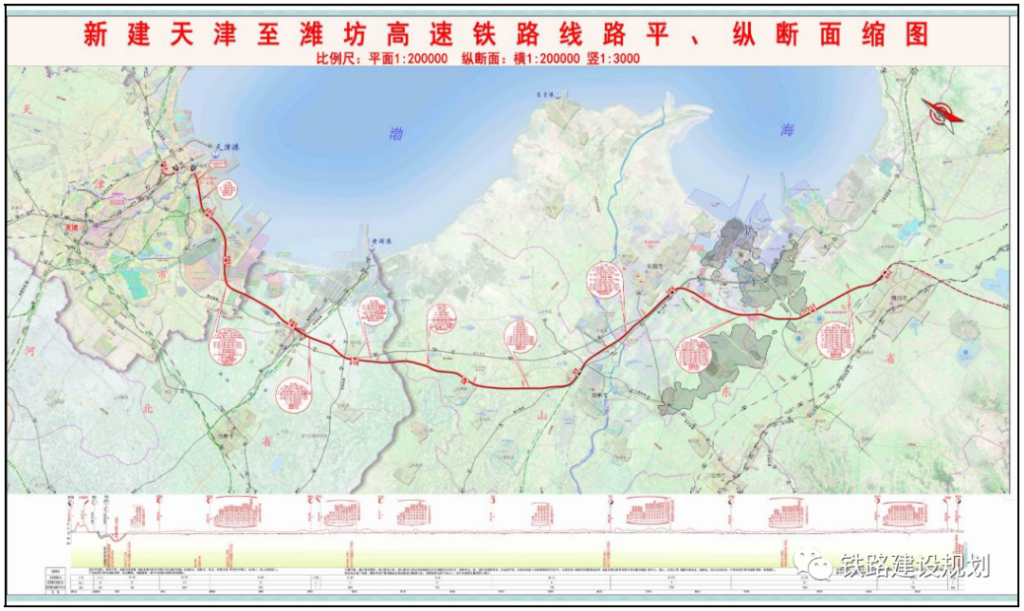 《新建天津至潍坊高速铁路施工图审核招标公告》发布