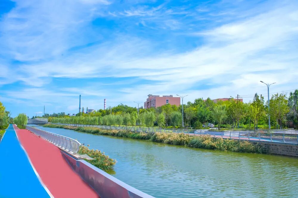 清波河,古称青坡沟,是滨州市无棣县一条城市小型河道 清波河,古称青坡沟,是滨州市无棣县一条城市小型河道