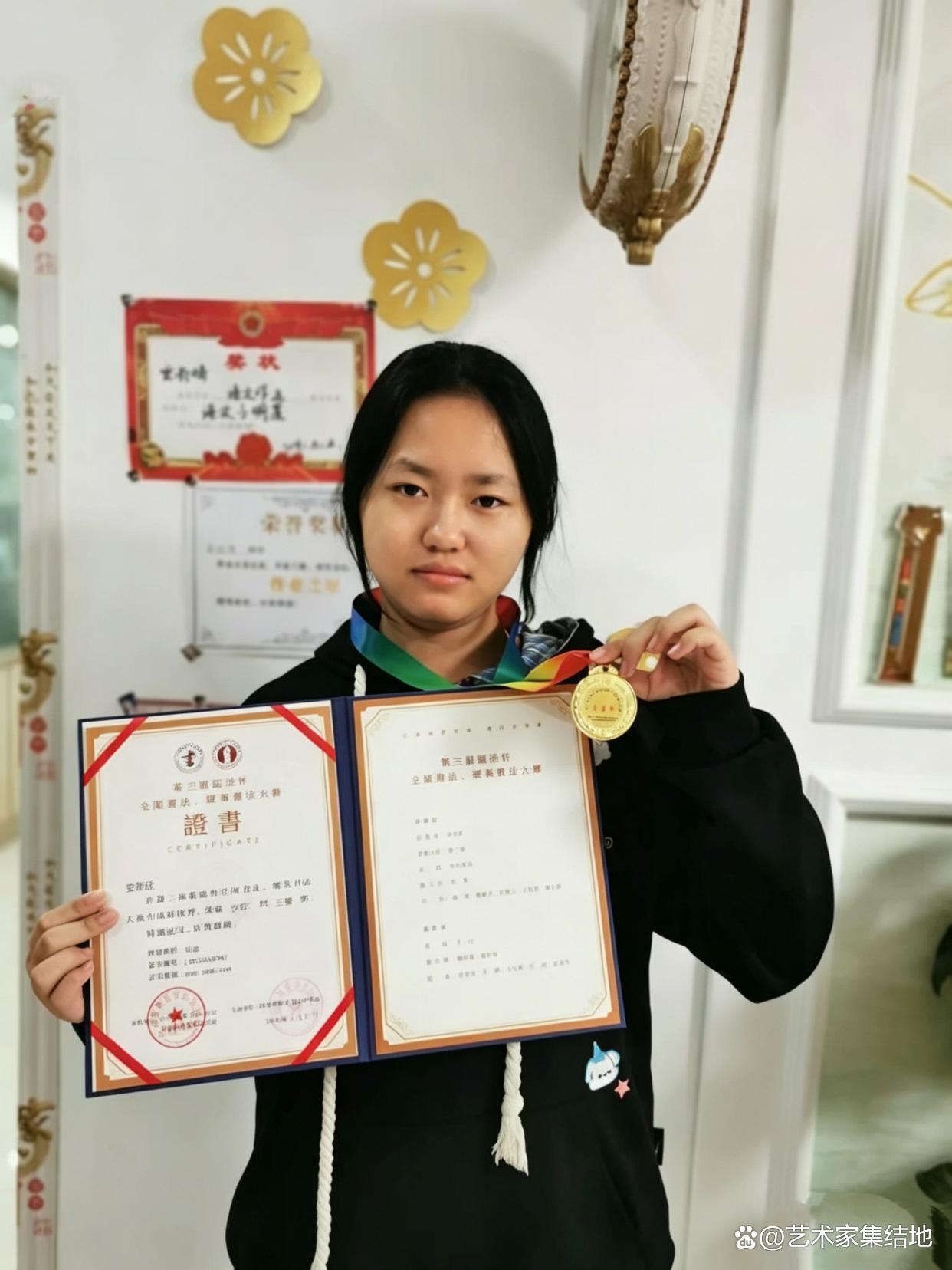 无棣少年安雨欣:考级屡获高分,一名初中生的书画追梦实录